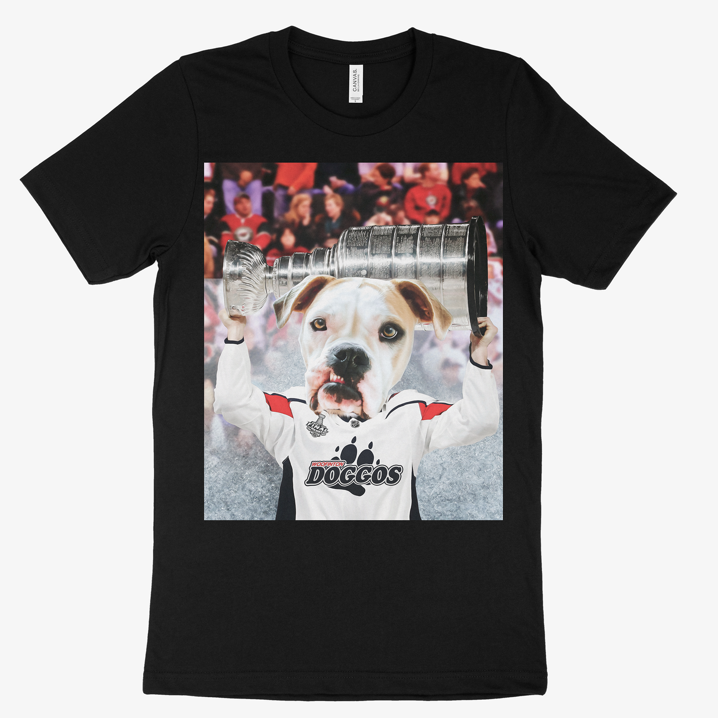 Custom Pet Art Mens Crew Neck T-shirt