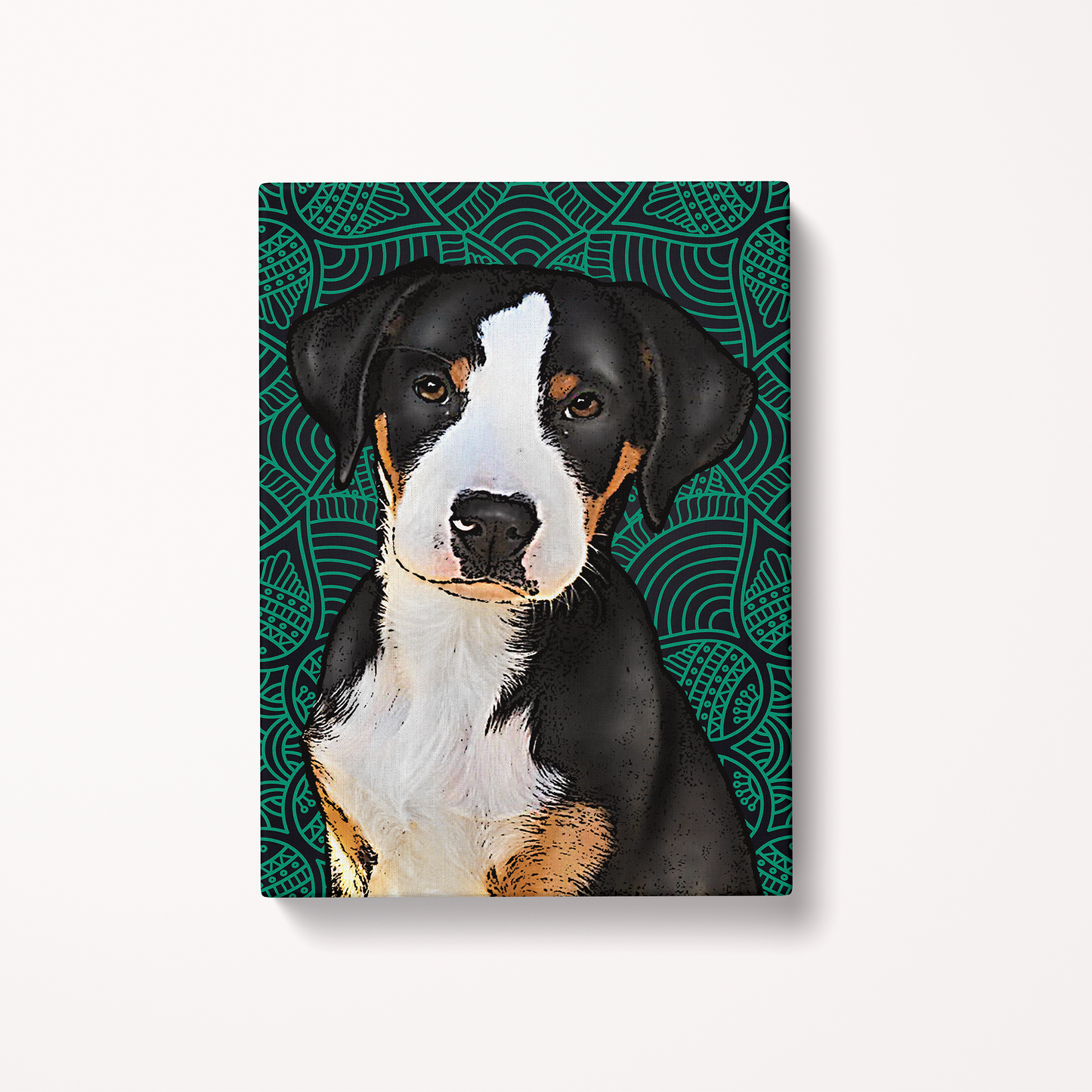 Custom Pet Art Canvas Wrap