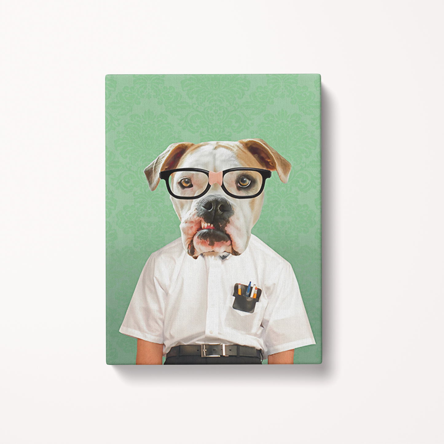Custom Pet Art Canvas Wrap