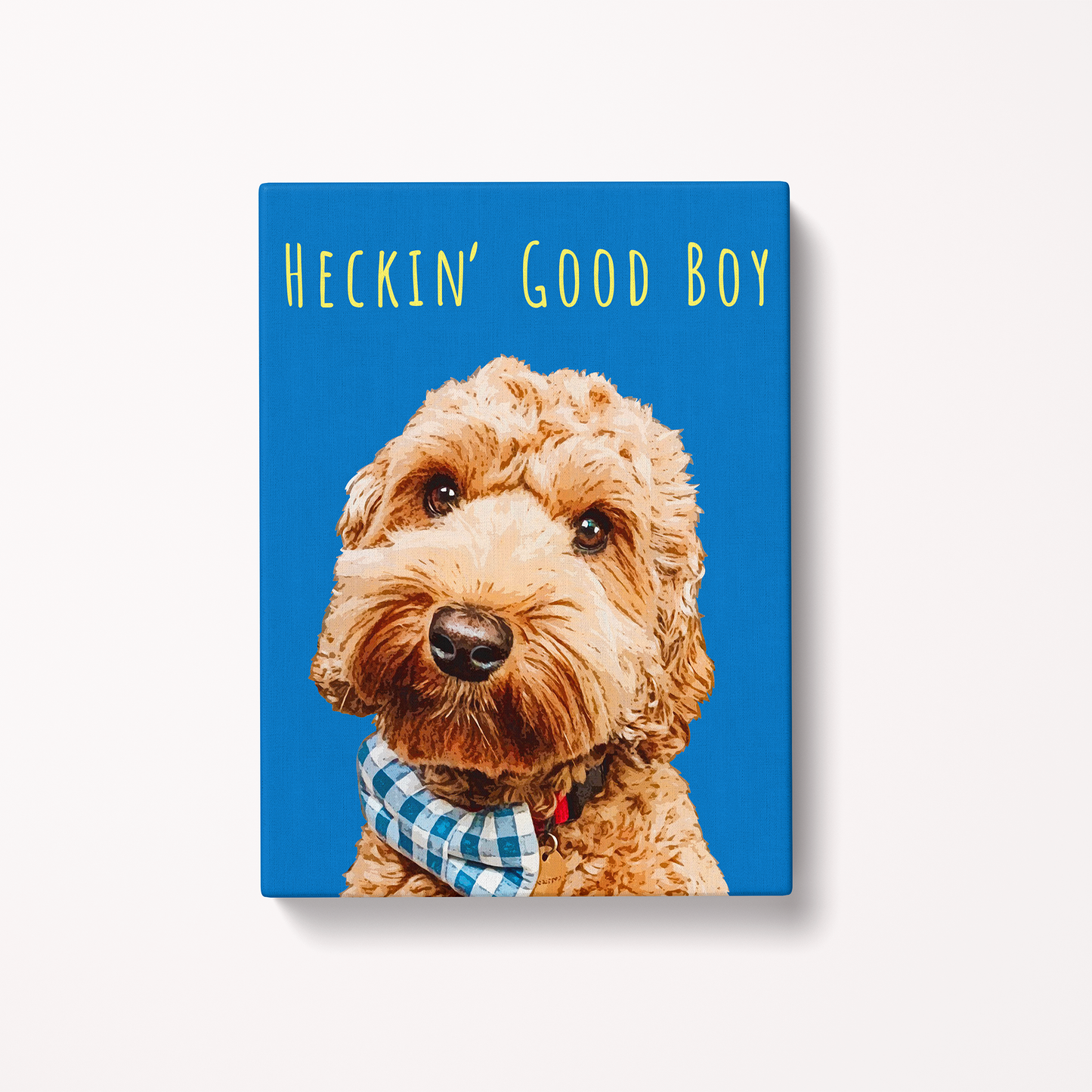 Original Pet Pop Art Canvas Wrap