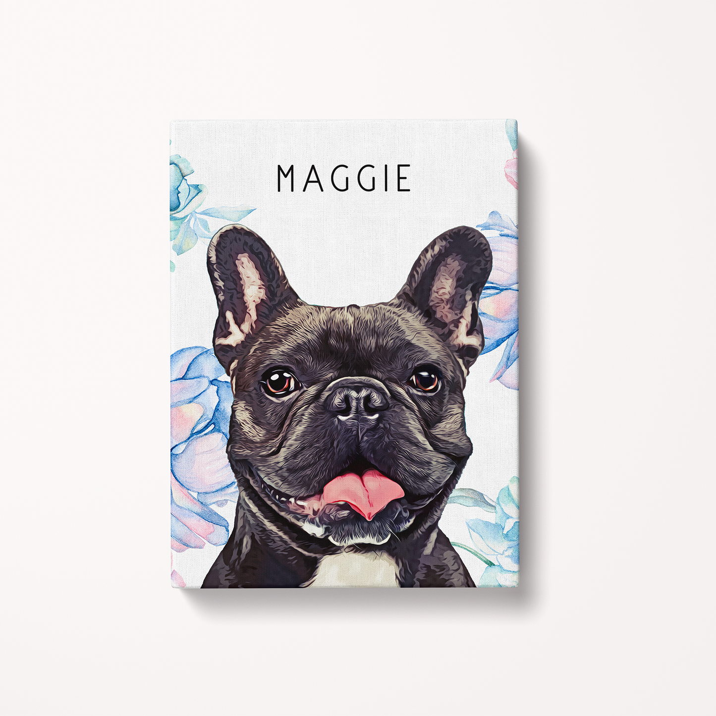 Custom Pet Art Canvas Wrap