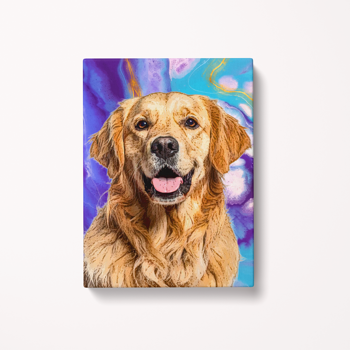 Custom Pet Art Canvas Wrap