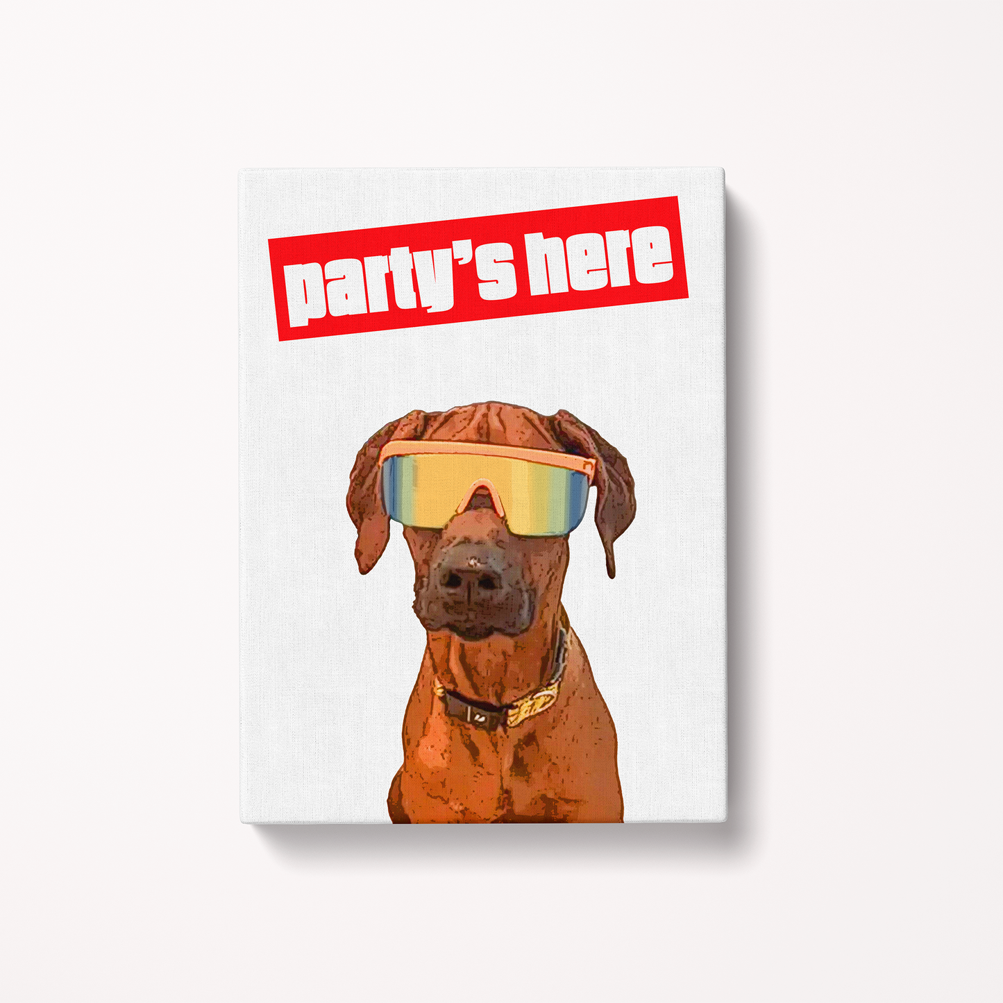 Original Pet Pop Art Canvas Wrap