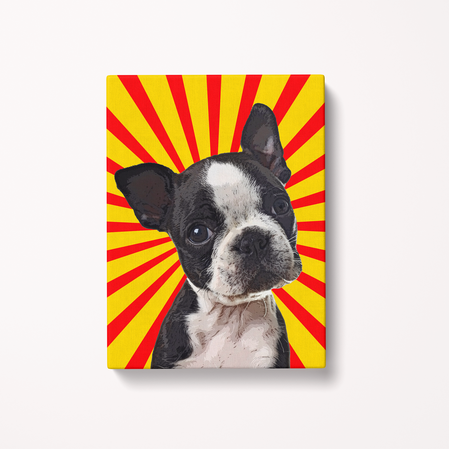 Original Pet Pop Art Canvas Wrap