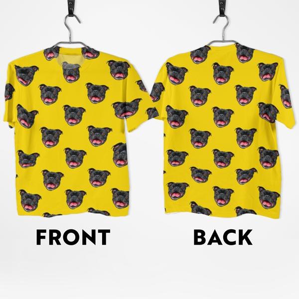 Custom Pet Art All Over Print Tee