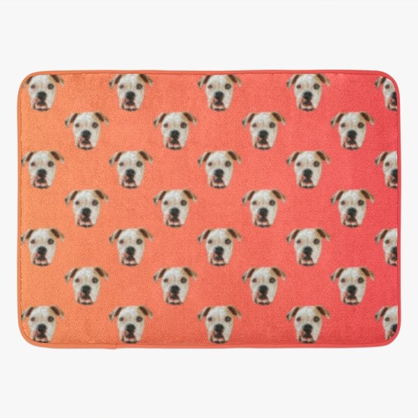 Custom Pet Art Bath Mats