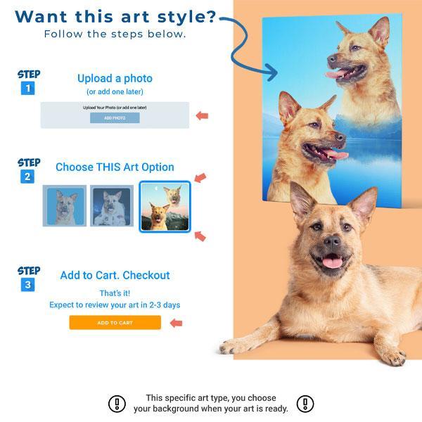 Custom Pet Art Women's Crew