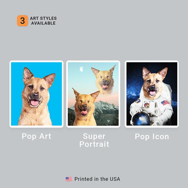 Custom Pet Art Youth Hoodie