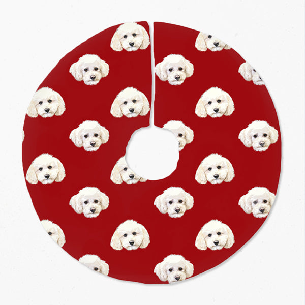 Original Pet Pop Art Christmas Tree Skirt