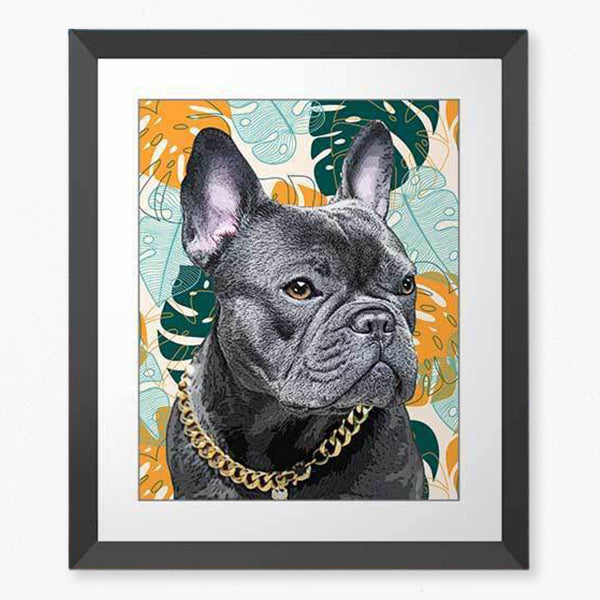 Original Pet Pop Art Framed Gallery Print