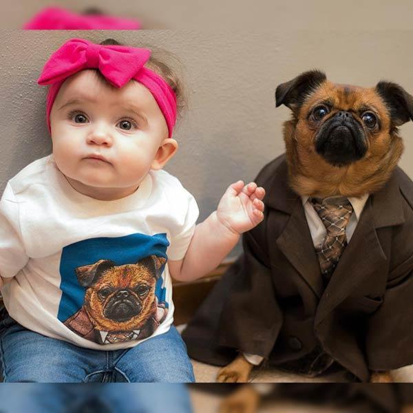 Original Pet Pop Art Toddler Crew