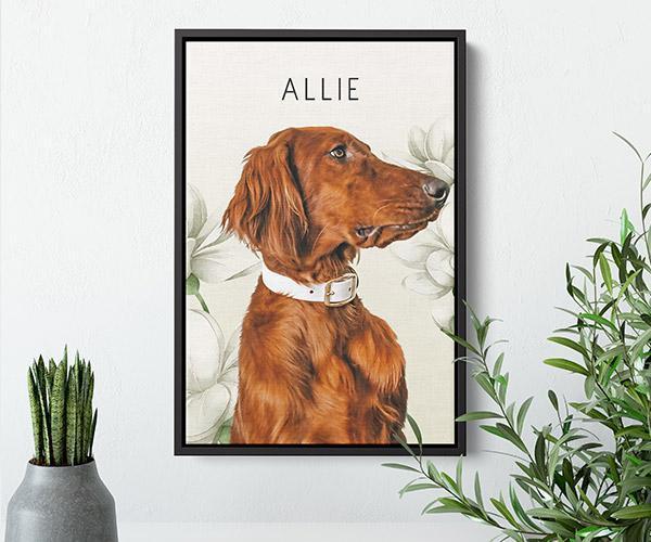 Pop Chic Modern Framed Canvas