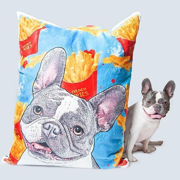 Custom Pet Art Dog Bed