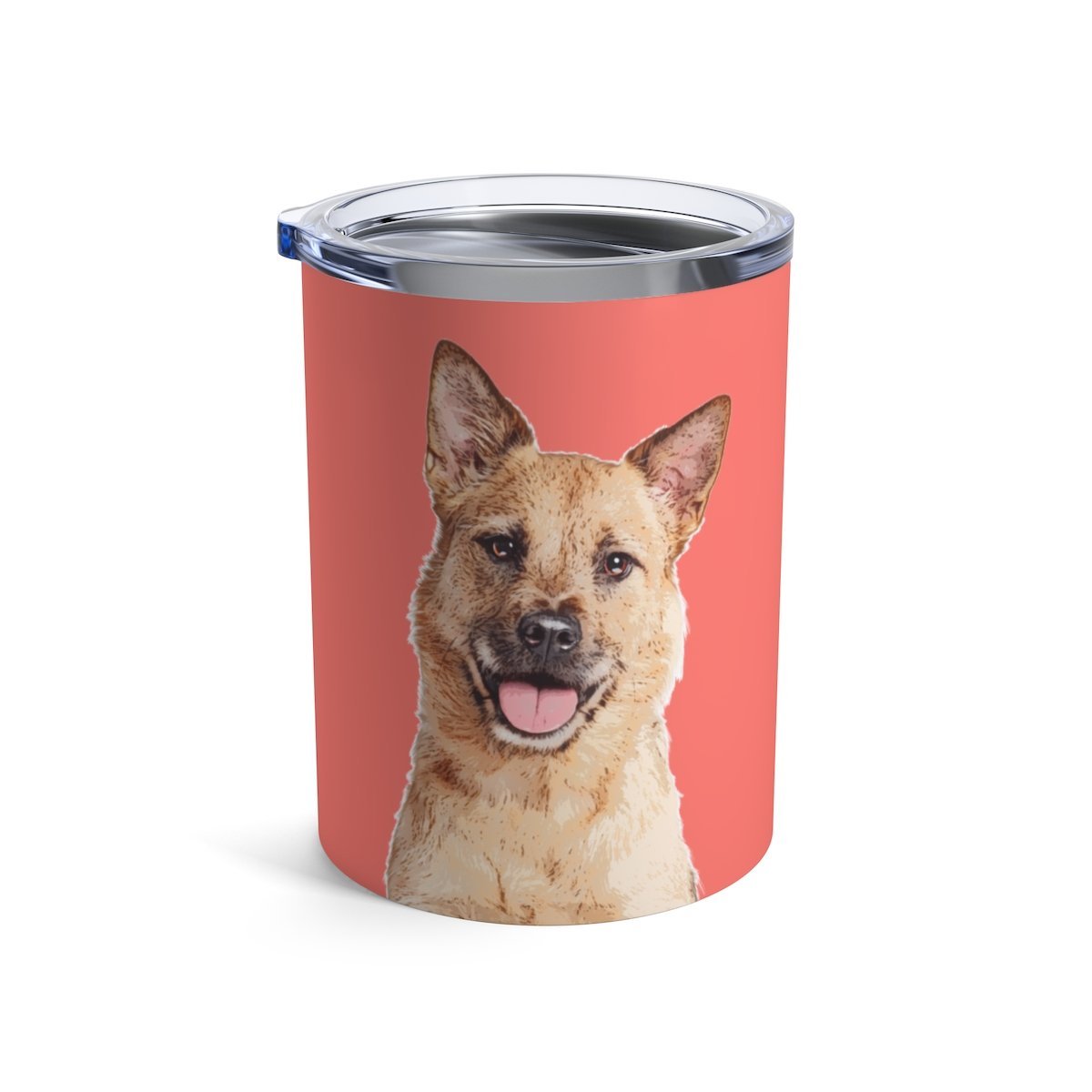 Custom Pet Art Stainless Steel Tumbler 10 oz
