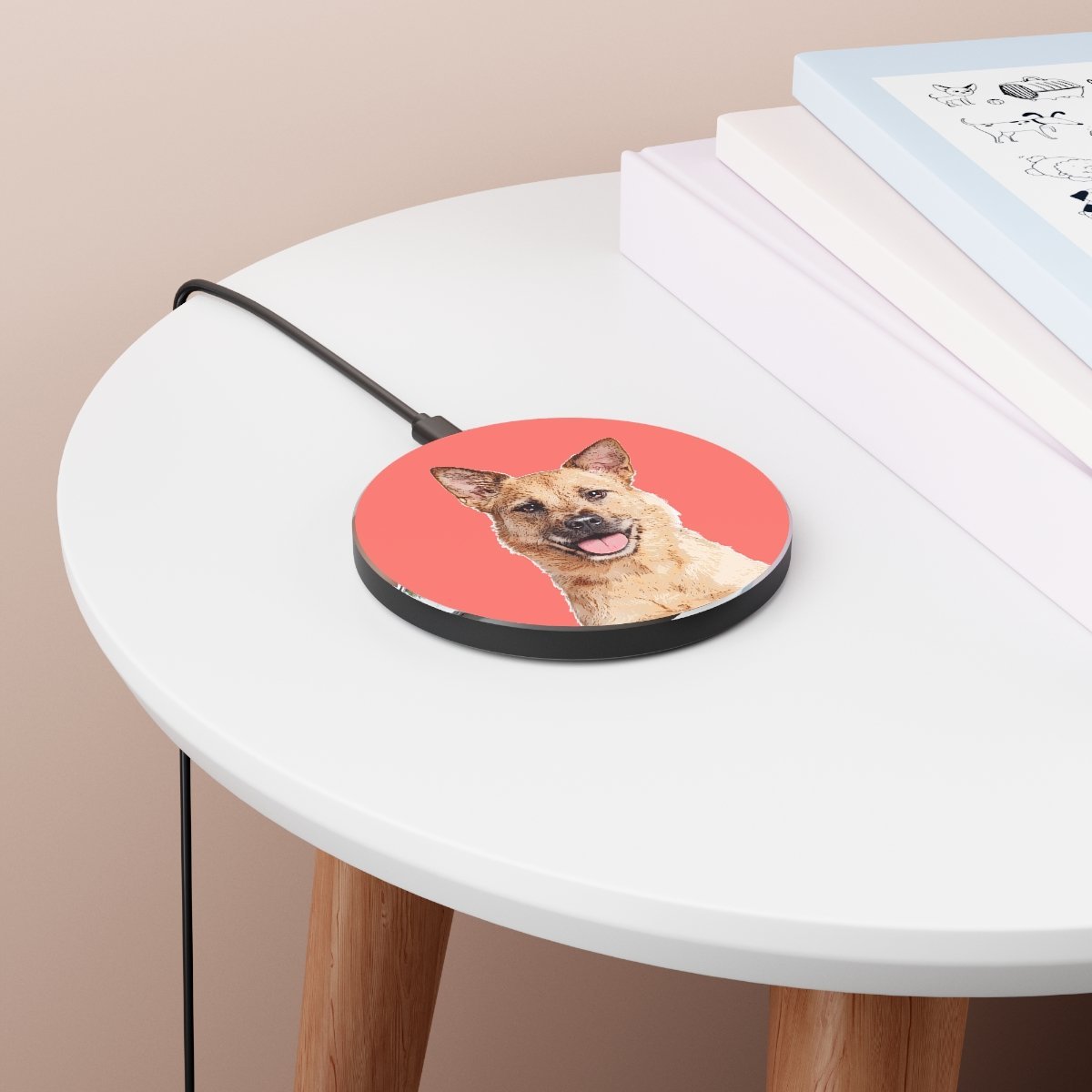 Custom Pet Art Wireless Charger