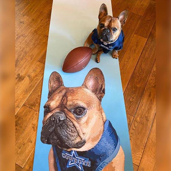 Custom Pet Art Yoga Mat