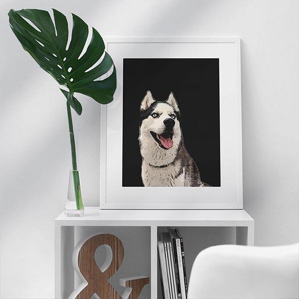 Original Pet Pop Art Framed Gallery Print