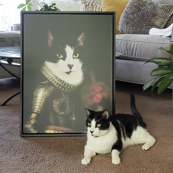 Pet Icon Framed Canvas
