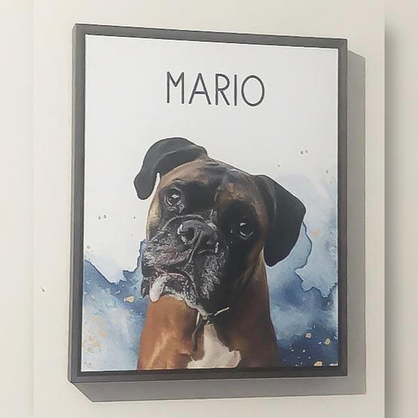 Pop Chic Modern Framed Canvas