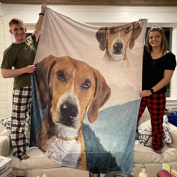 Super Portrait Fleece Blanket