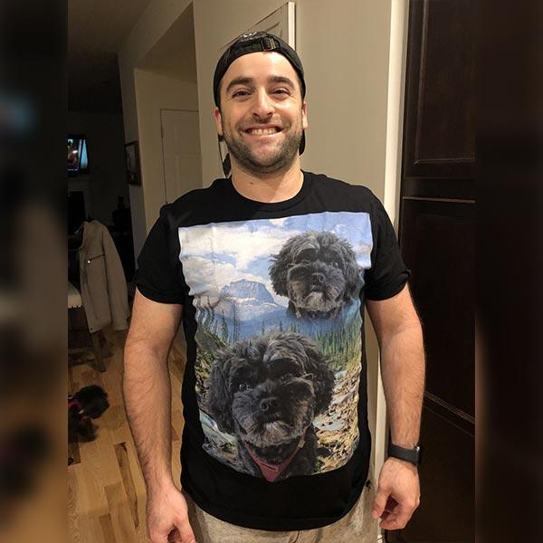 Super Portrait Mens Crew Neck T-shirt