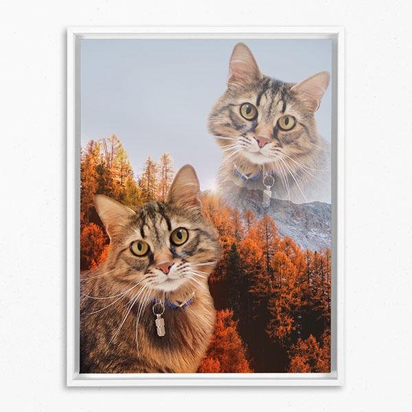 Super Portrait Framed Canvas