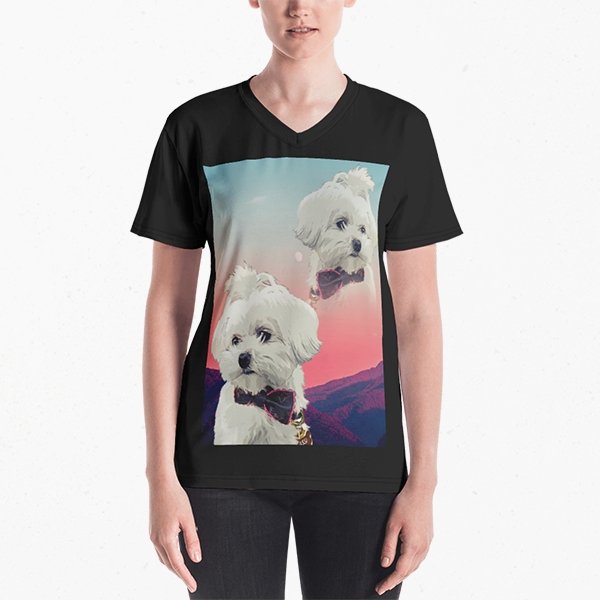 Super Portrait Women's V-neck