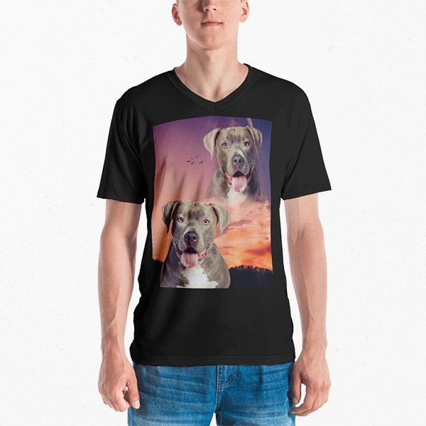 Super Portrait Mens V-neck