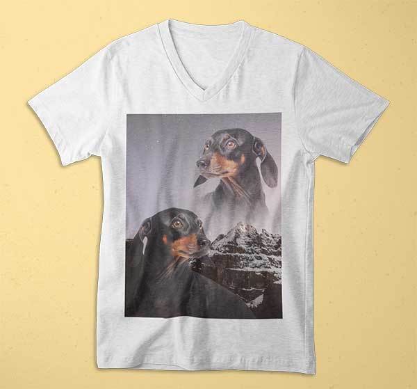 Super Portrait Mens V-neck