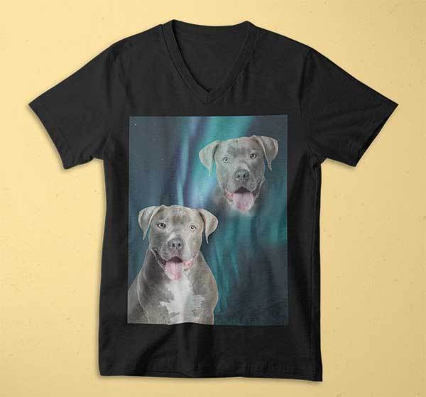 Super Portrait Mens V-neck