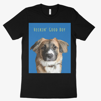 Custom Pet Art Mens Crew Neck T-shirt