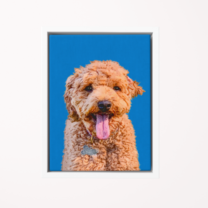 Custom Pet Art Canvas Wrap