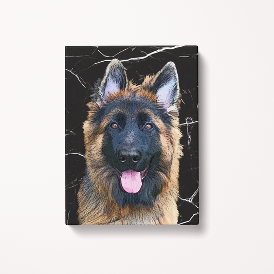 Original Pet Pop Art Canvas Wrap