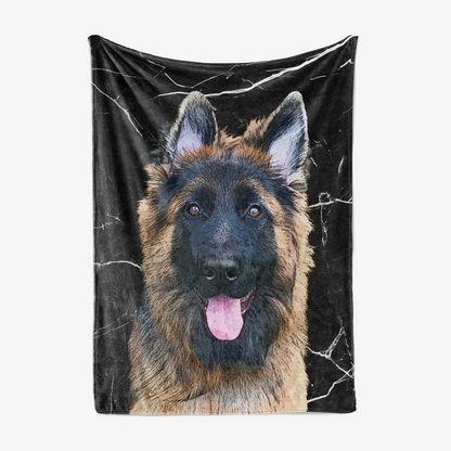 Custom Pet Art Fleece Blanket