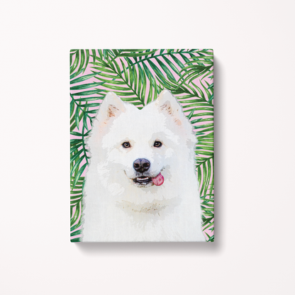 Custom Pet Art Canvas Wrap