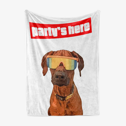 Custom Pet Art Fleece Blanket