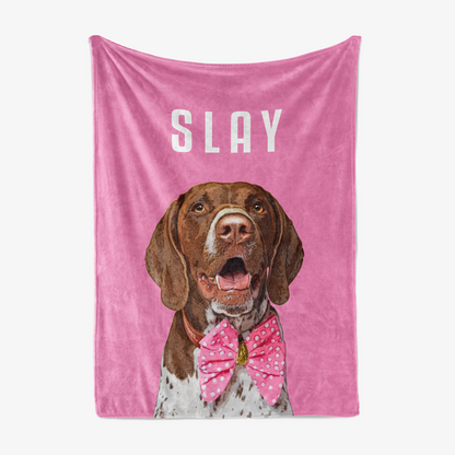 Original Pet Pop Art Fleece Blanket