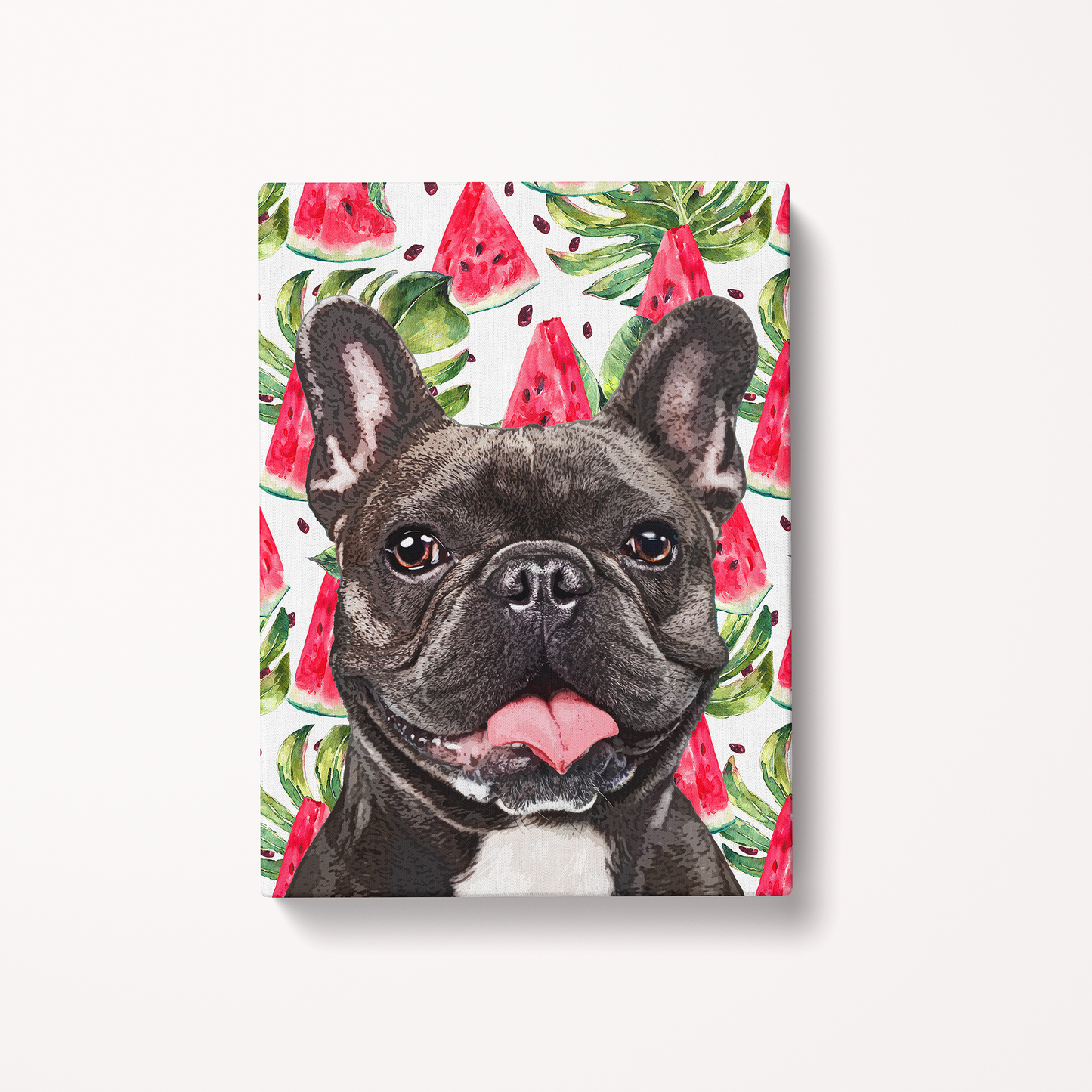Original Pet Pop Art Canvas Wrap