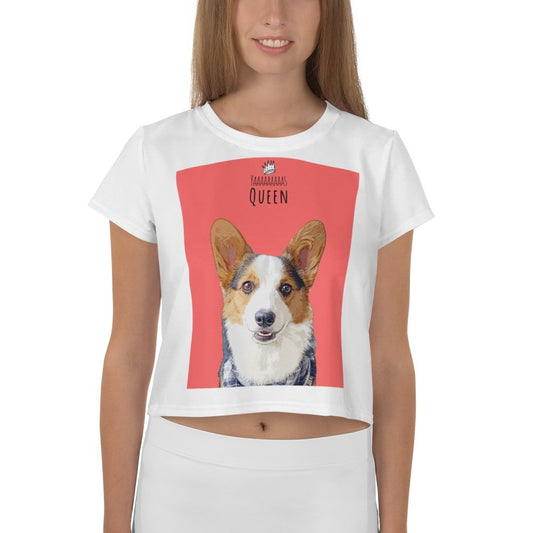 Custom Pet Art All-Over Print Crop Top
