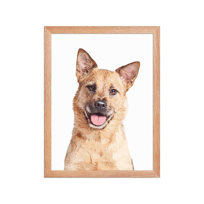 Custom Pet Art Framed Print