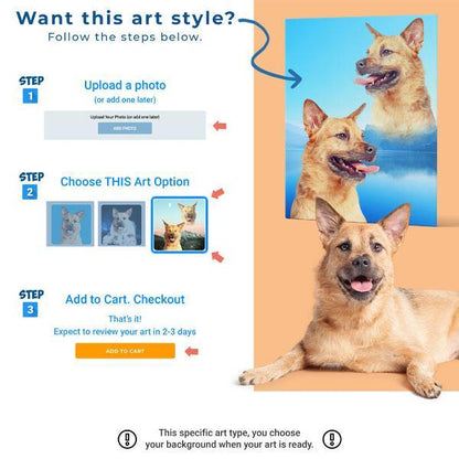 Custom Pet Art Women's Crew