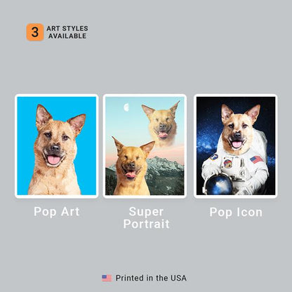 Custom Pet Art Youth Hoodie