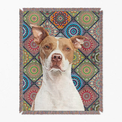 Original Pet Pop Art Woven Blanket
