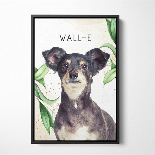 Pop Chic Modern Framed Canvas