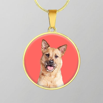 Custom Pet Art - Circle Necklace