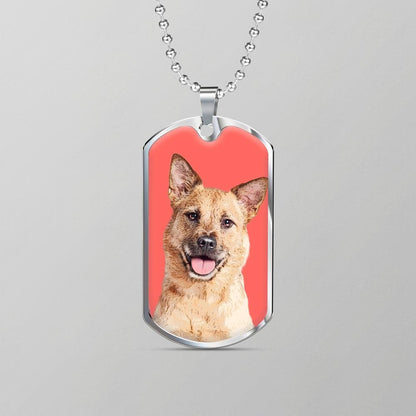Custom Pet Art - Dog Tag Necklace