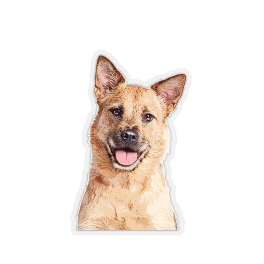 Custom Pet Art Kiss-Cut Stickers