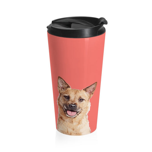 Custom Pet Art Stainless Steel Travel Mug