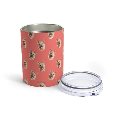 Custom Pet Art Stainless Steel Tumbler 10 oz