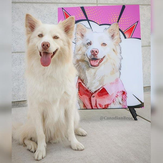 Original Pet Pop Art Acrylic Wall Art